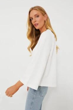 White Adler Tee -ULLA JOHNSON SHOP CTs9MePgaMWTkRem3tl78G1OVA4l4Dj1 1