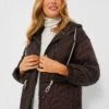 Varley Coffee Bean Caitlin Quilt Jacket