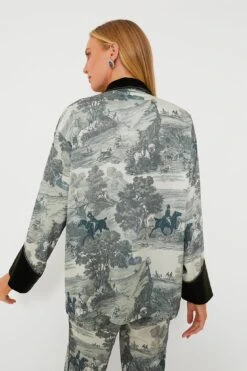 Middleburg Toile Velvet Trim Smoking Jacket 10 Middleburg Toile Velvet Trim Smoking Jacket -ULLA JOHNSON SHOP DJf3tFvJLyjnHrymqiXfynOhJYtlhu2i 1