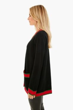 Black Lauren Cardigan -ULLA JOHNSON SHOP DZIK49jOpQUGuR52VTtsZyFy6cnoEewv 1