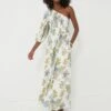 Ivory Escala Floral Anha Maxi Dress