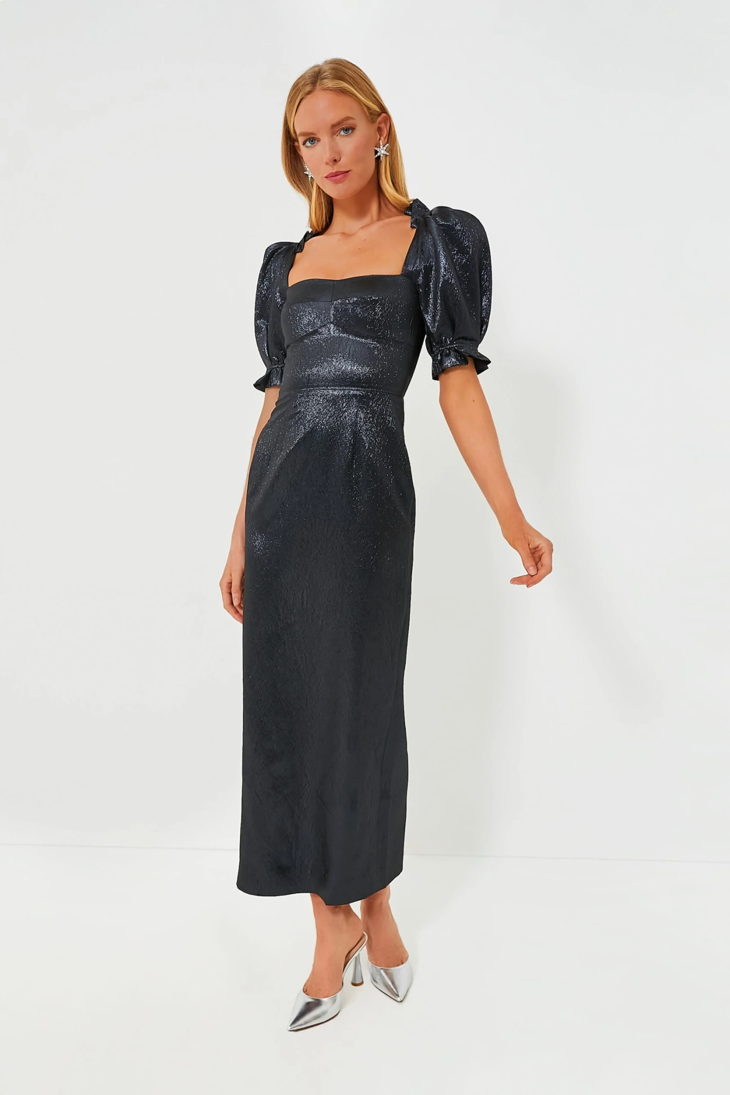 Metallic Midnight Rachel D Dress 1 Metallic Midnight Rachel D Dress