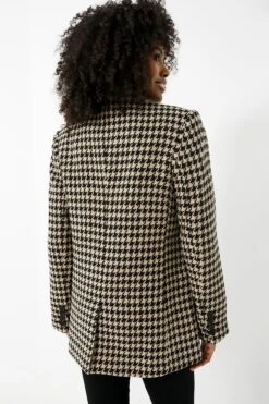 ANINE BING Black And Nude Houndstooth Kaia Blazer -ULLA JOHNSON SHOP EQQRGOZ5q3QL04NGSCHt0oCrIZHyyyfZ 1