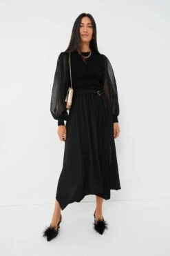 ULLA JOHNSON Noir Sabrina Pullover -ULLA JOHNSON SHOP Ei7TcXoMLCLoghLAYm9PnuvnyrjV2Ajt 1