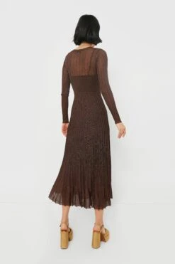 Brown Long Sleeve Maxi Dress -ULLA JOHNSON SHOP F4h0PDzuScB7EoAmaSfV4cHUpV7rcrB5 1