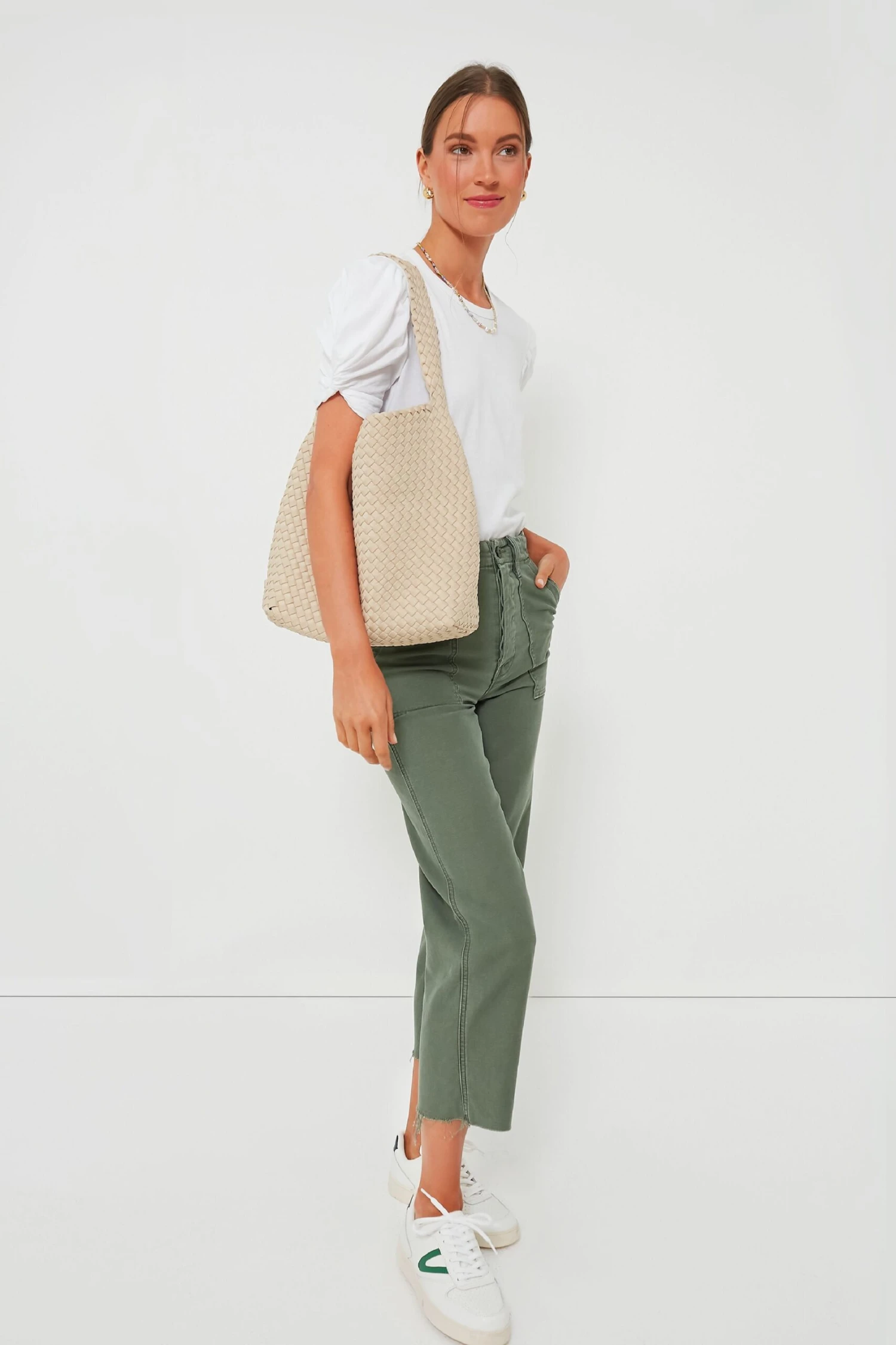 White Vesty Puff Short Sleeve Crewneck 6 White Vesty Puff Short Sleeve Crewneck - Image 6