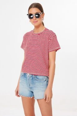 MOTHER Chemise A Rayures The Big Baggy Mid Tee