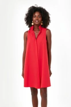 Poppy Red Sleeveless Charlie Dress -ULLA JOHNSON SHOP GFAaodahFkG0i7lJwUyOcb4owycU2kq0 1