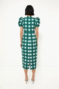 Juniper Warped Gingham Alexandra Dress -ULLA JOHNSON SHOP GGXHIGQwrYjV07Qo5ySp3S81XfelQ0yG 1