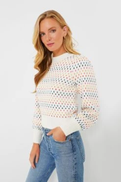 Marine Layer Rainbow Alma Puff Sleeve Sweater -ULLA JOHNSON SHOP HRabq5UeQpWCLKY0tIws3v375TMBduci 1