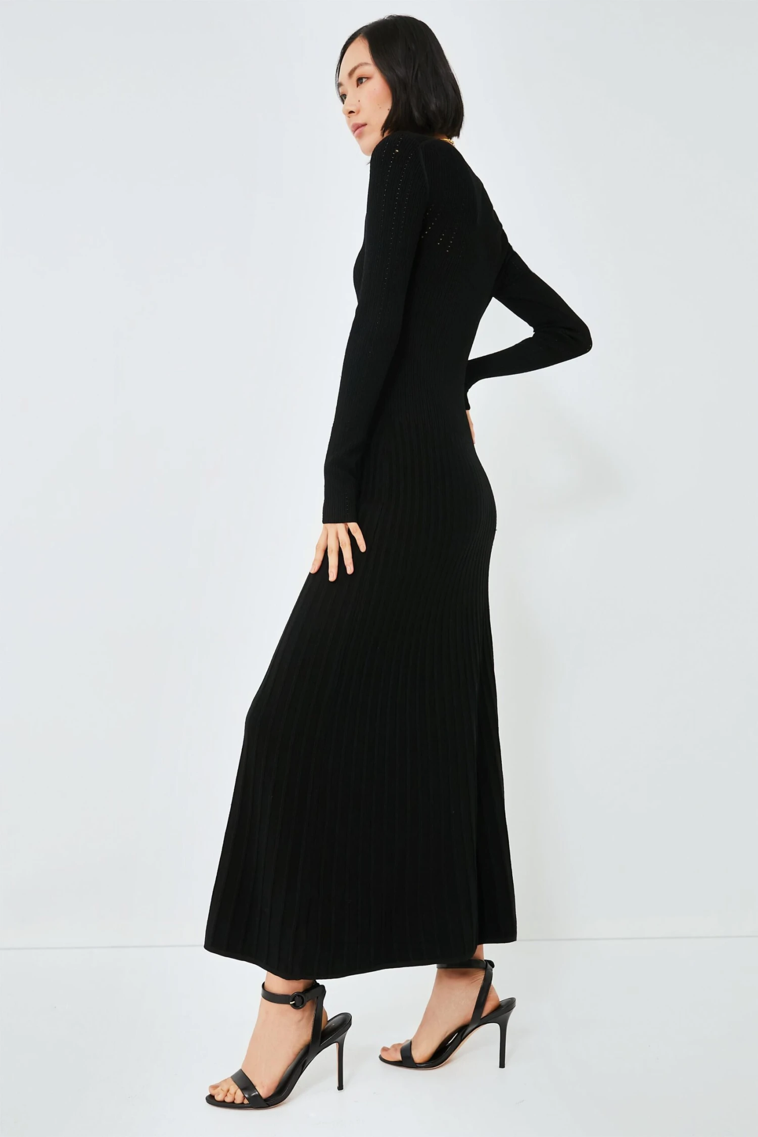 Veronica Beard Black Nami Knit Dress 3 Veronica Beard Black Nami Knit Dress - Image 3