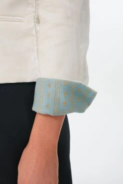 Ivory Velvet Annabelle Bride Jacket -ULLA JOHNSON SHOP IS6FGmIqRgNqExQYE469hOWX07uT518M 1