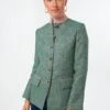 Green Linen Camille Tale Jacket