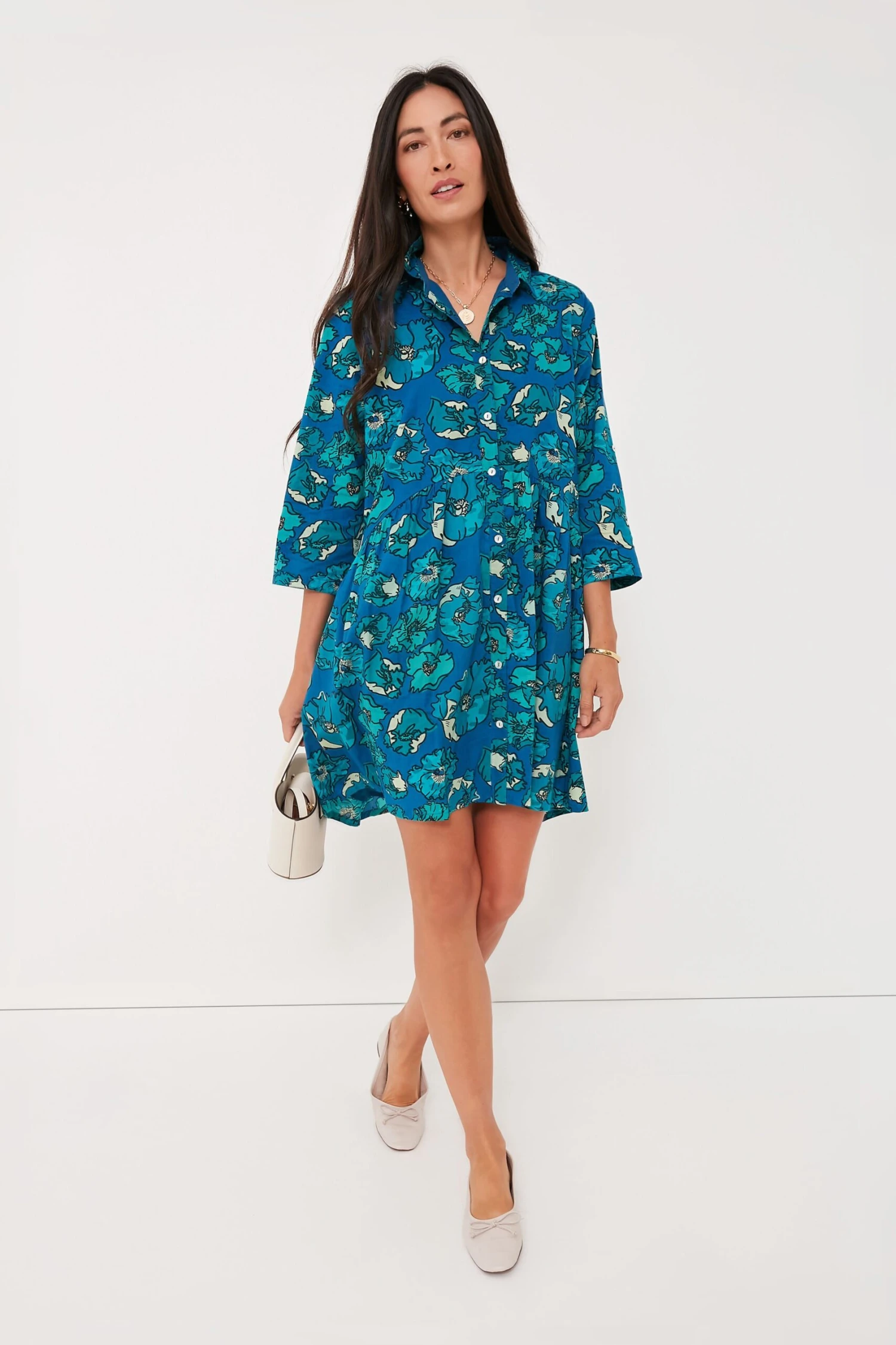Exclusive Blue Guadalupe Deauville Dress 6 Exclusive Blue Guadalupe Deauville Dress - Image 6