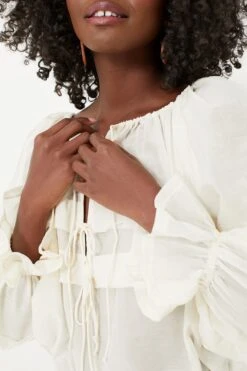 ULLA JOHNSON Ivory Cora Blouse -ULLA JOHNSON SHOP IdcTMQSkRhtf5YE2pCc8PjaeDNNQfWFb 1