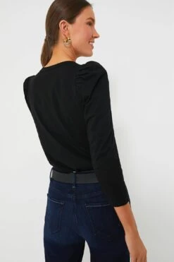 Black Vesty Long Sleeve Crewneck -ULLA JOHNSON SHOP Igz5GIi3UI1eW8eK5RAuCoiQkNWRZ7CD 1