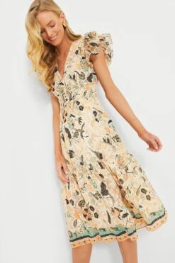 ULLA JOHNSON Pearl Flora Angelica Dress