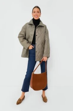 Ganni Fallen Rock Shiny Quilt Jacket -ULLA JOHNSON SHOP InIaR3oaYO0RdfSBSUtCRLA3mZebFeRk 1