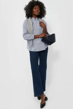 Blue And White Stripe Sara B Henley -ULLA JOHNSON SHOP J1HMmPIb9CjZtU1YKEwamfdtsFEKPUDY 1