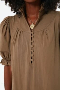 Chestnut Brown Selena Maxi Dress -ULLA JOHNSON SHOP JTgqnoWykEtXSuorMDVrFzJCWxrVhYiG 1