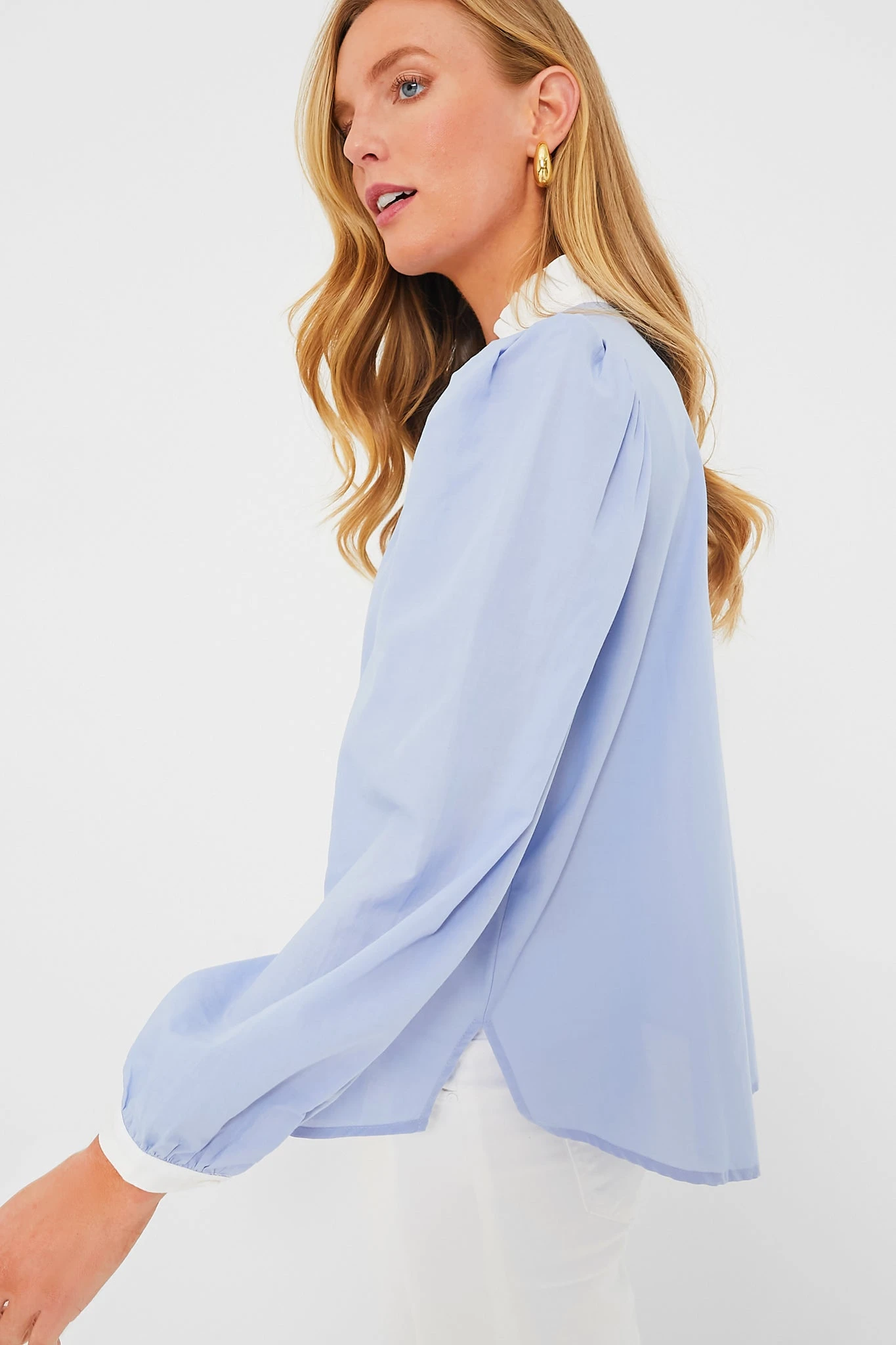 French Blue Cosette Button Down 3 French Blue Cosette Button Down - Image 3