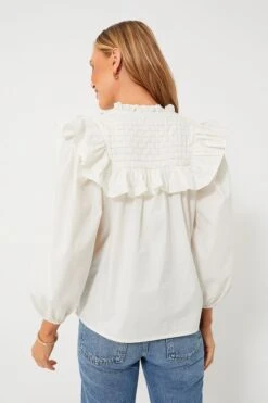Ivory Vivienne Blouse 8 Ivory Vivienne Blouse -ULLA JOHNSON SHOP JkiBs3zN9PEs6CWWrrM3BZAnPr9ZIlh3 1