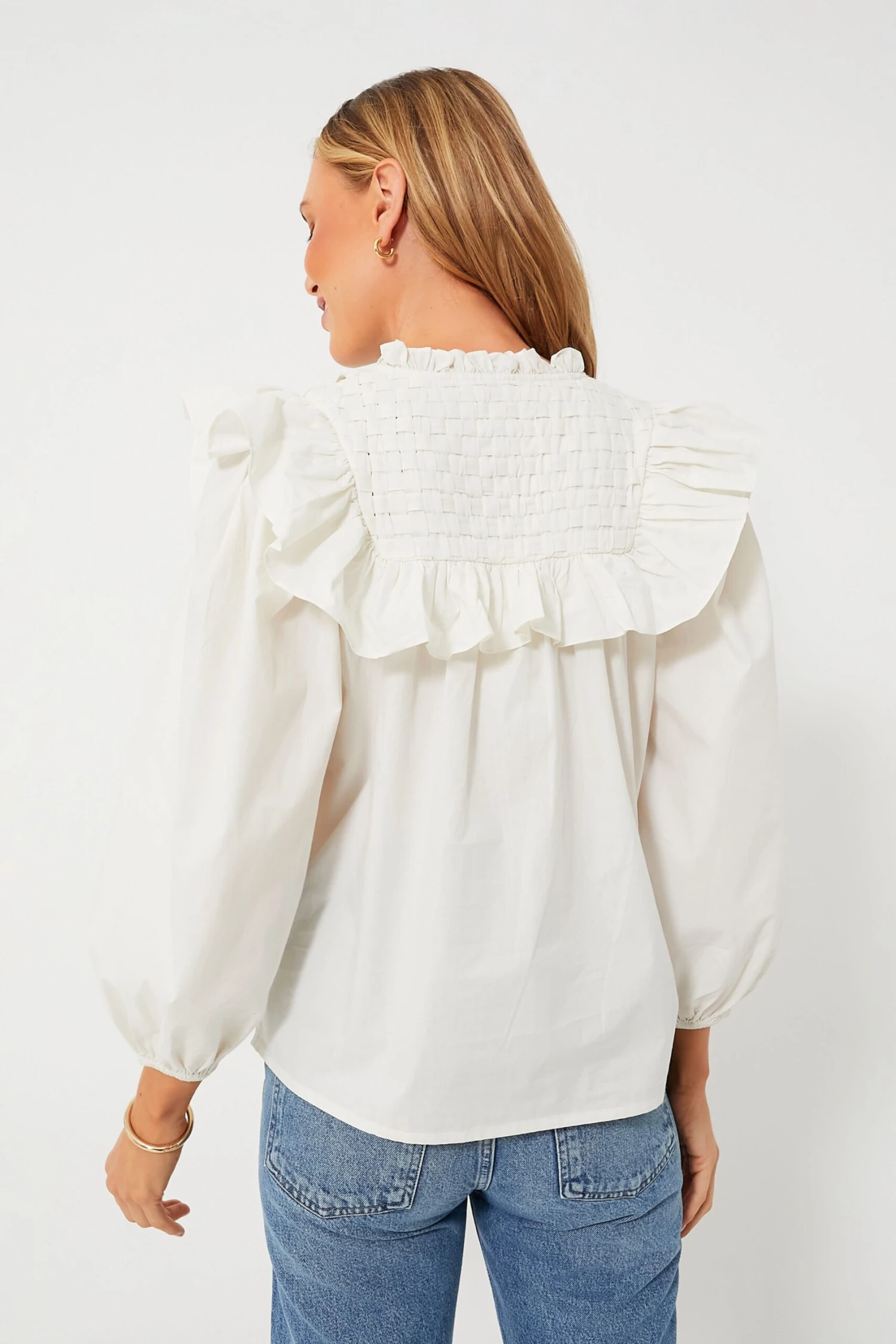 Ivory Vivienne Blouse 4 Ivory Vivienne Blouse - Image 4