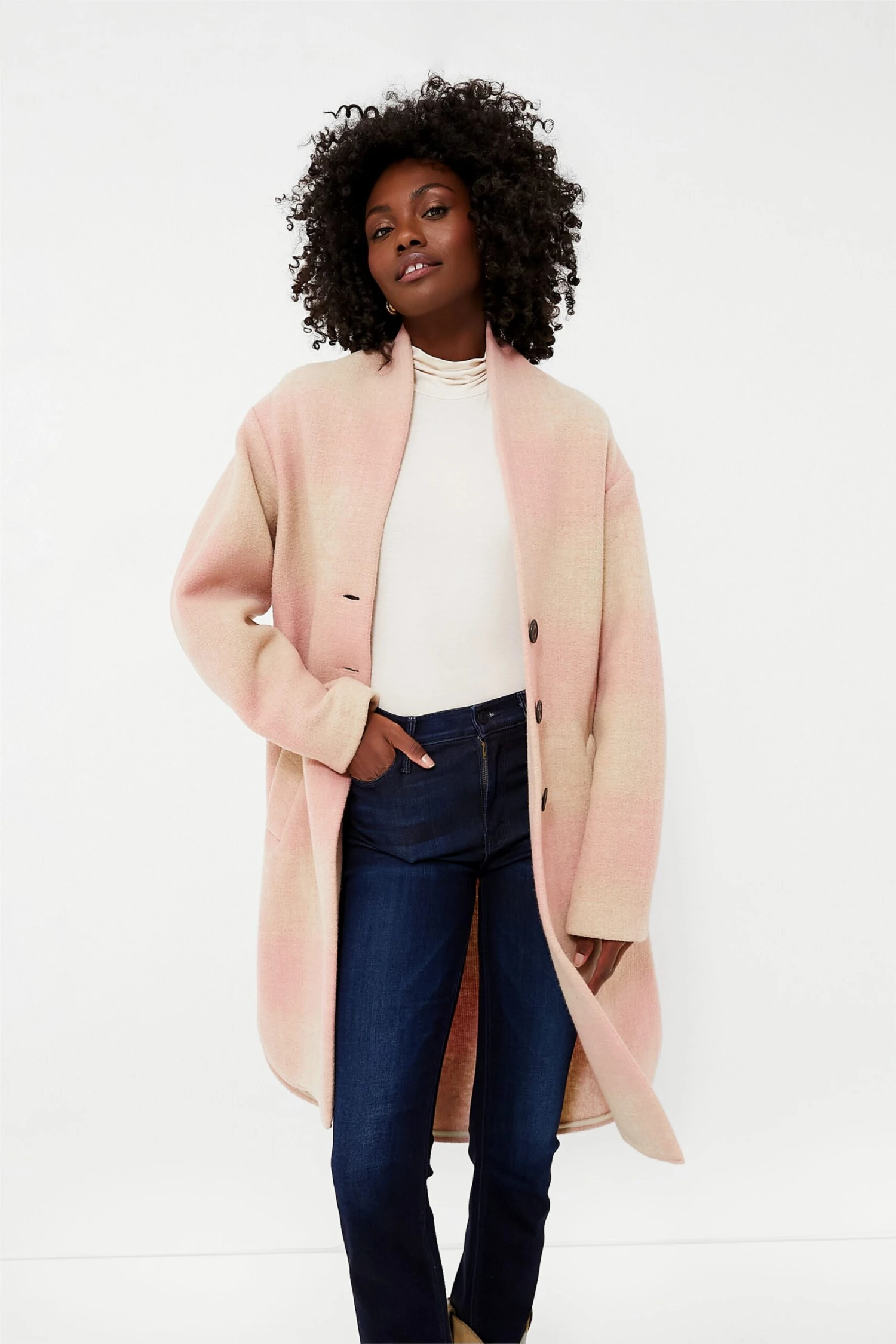 Isabel Marant Etoile Pink Gabriel Coat 2 Isabel Marant Etoile Pink Gabriel Coat - Image 2