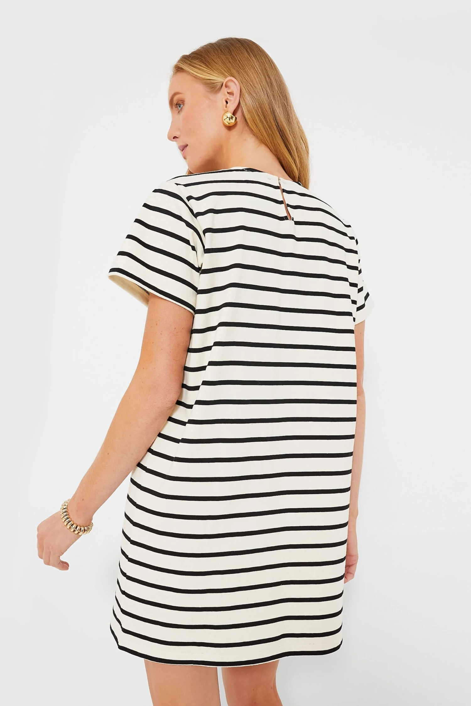 Black Stripe Lucie Dress 5 Black Stripe Lucie Dress - Image 5