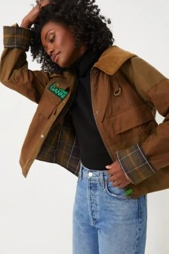 Tan Sand Barbour Ganni Block Spey Jacket -ULLA JOHNSON SHOP K0nxSqxulVBRRXuUBGxwS73L3Wnsdj9N 1
