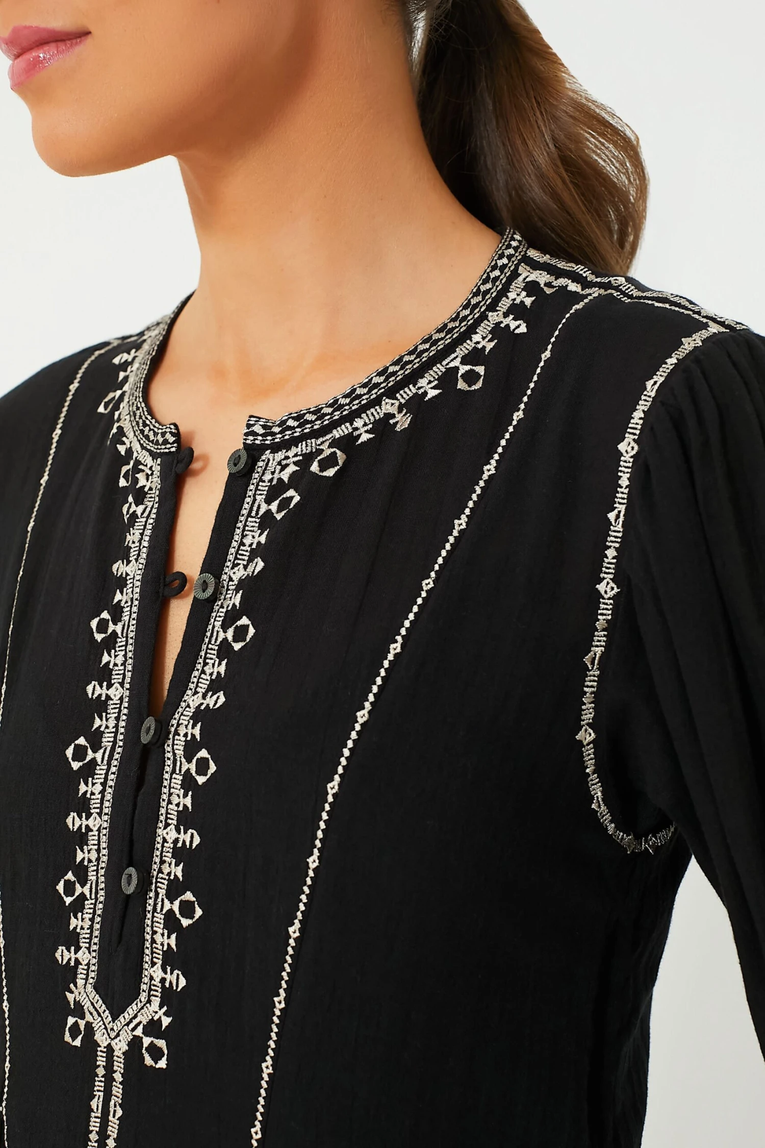 Isabel Marant Etoile Black Embroidered Pippa Dress 6 Isabel Marant Etoile Black Embroidered Pippa Dress - Image 6