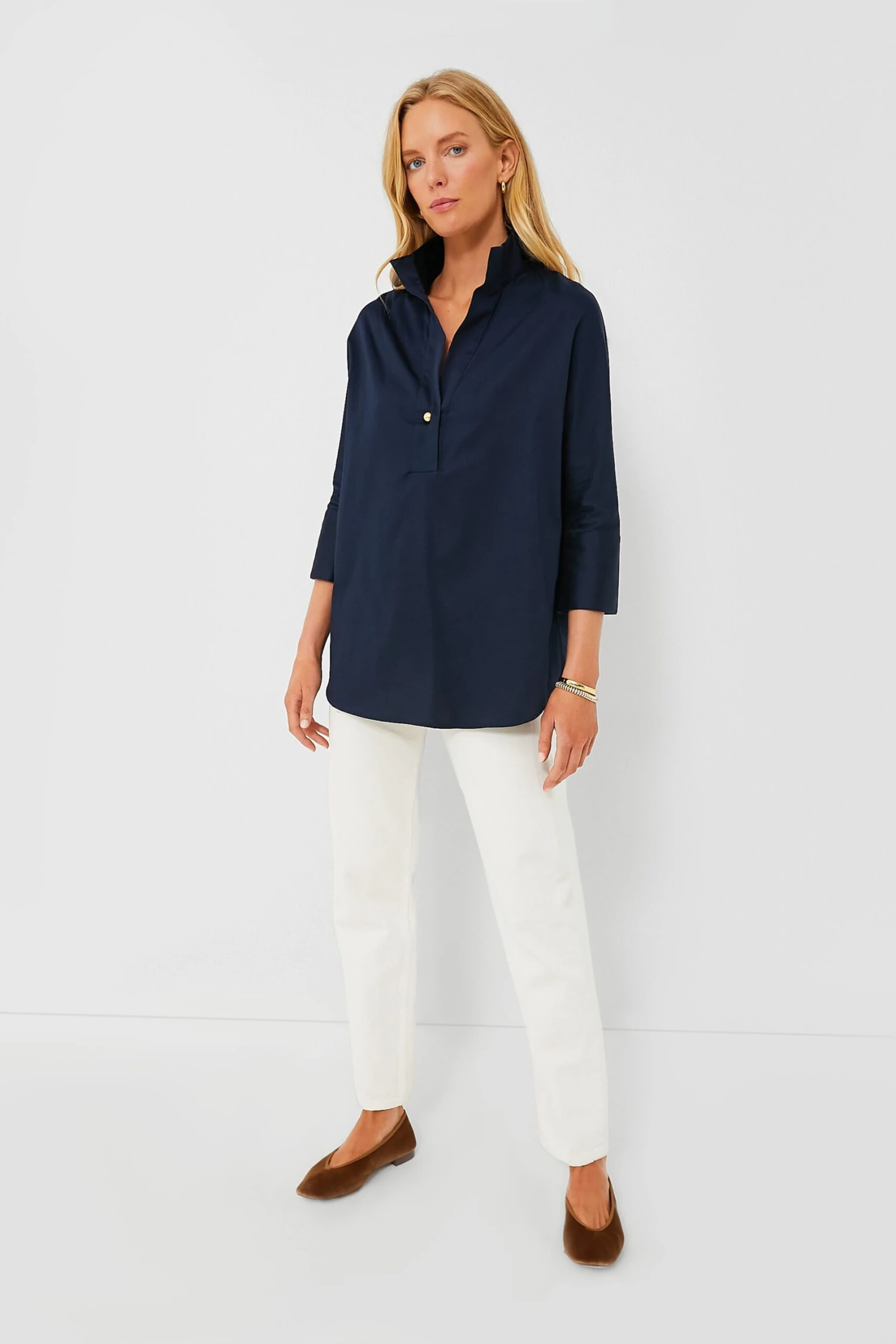 Navy Willow Blouse 6 Navy Willow Blouse - Image 6