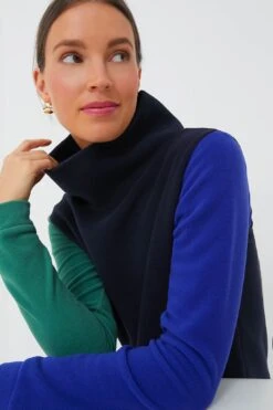 Exclusive Navy Tricolor Colorblock Park Slope -ULLA JOHNSON SHOP Kv3cAT2m4NYjA5KtJMImNnD0dlEBitrM 1