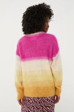 Isabel Marant Etoile Fuchsia And Yellow Drussell Sweater -ULLA JOHNSON SHOP LLu8dafLms6MfihQyOnXXAHIFi6GGNoZ 1