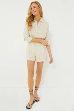 Sandshell Air Linen Classic Oversized Button Down -ULLA JOHNSON SHOP Ljue3E9NBTxFM5NgZFVhi1ohElGmVlqq 1