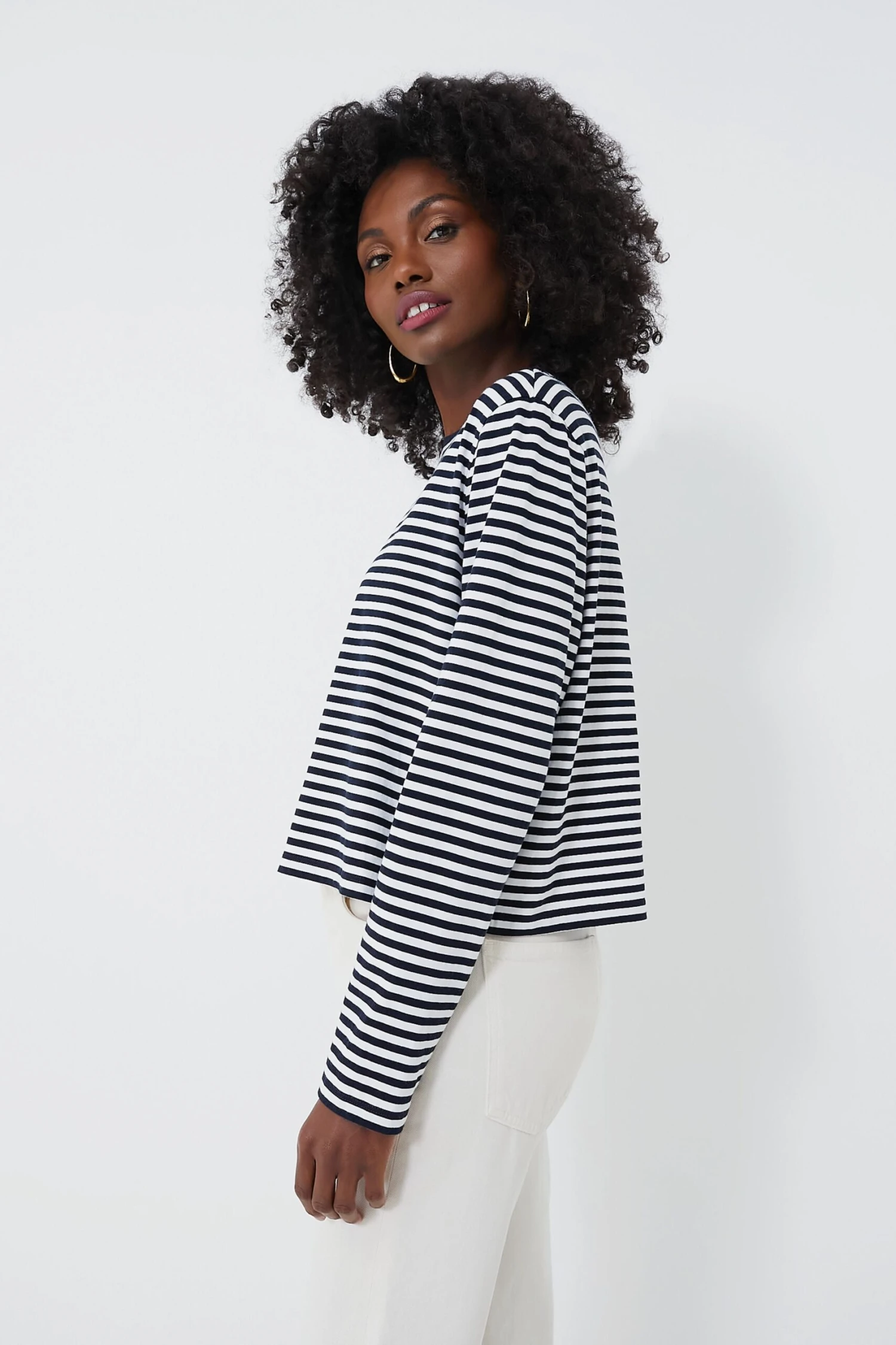 The Navy And White Venice Tee 3 The Navy And White Venice Tee - Image 3