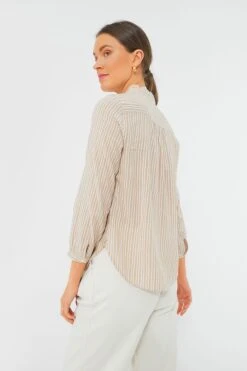 Burro Stripe Ruth Shirt -ULLA JOHNSON SHOP M54DJTMZdzsJ3qjMhXxMZbsDYOePAyz9 1