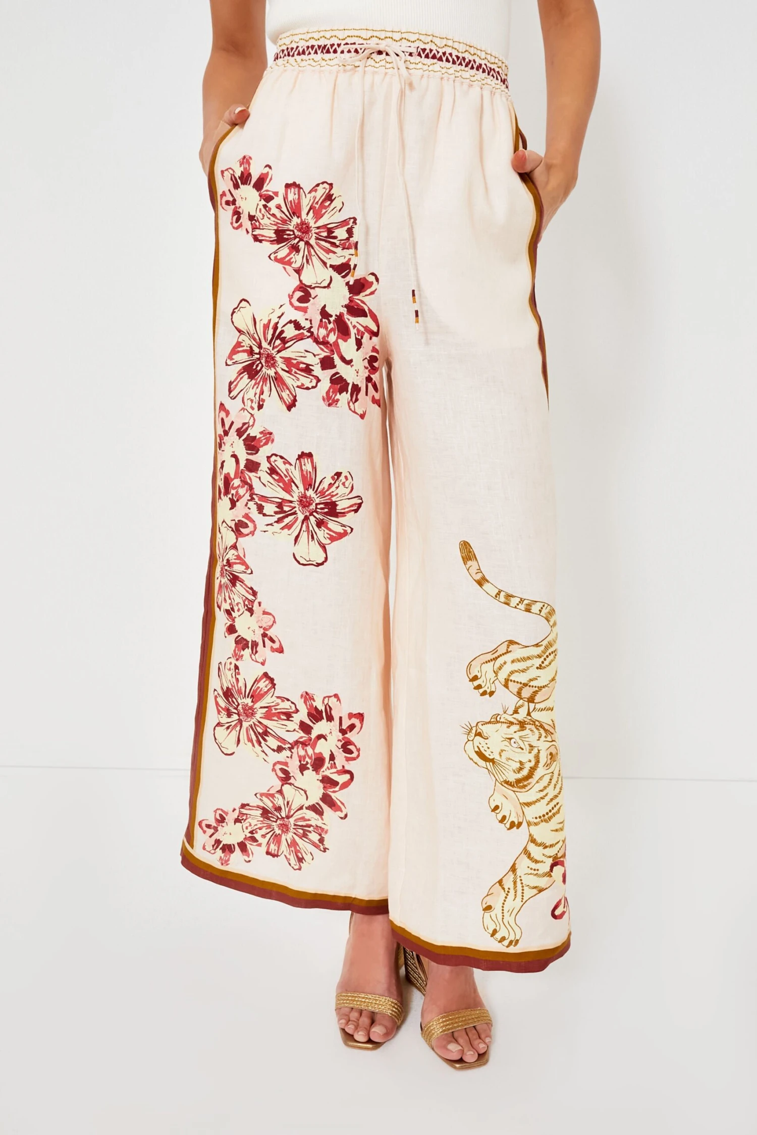 Flower Tiger Nude Pant 1 Flower Tiger Nude Pant