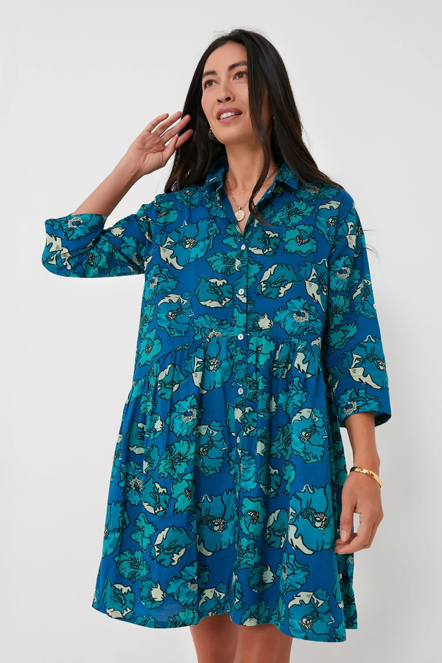 Exclusive Blue Guadalupe Deauville Dress 2 Exclusive Blue Guadalupe Deauville Dress - Image 2