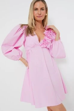Pink Carianne Mini Dress -ULLA JOHNSON SHOP N0np9nczneLWo8N0G2ROI0Rm9e4d1a55 1