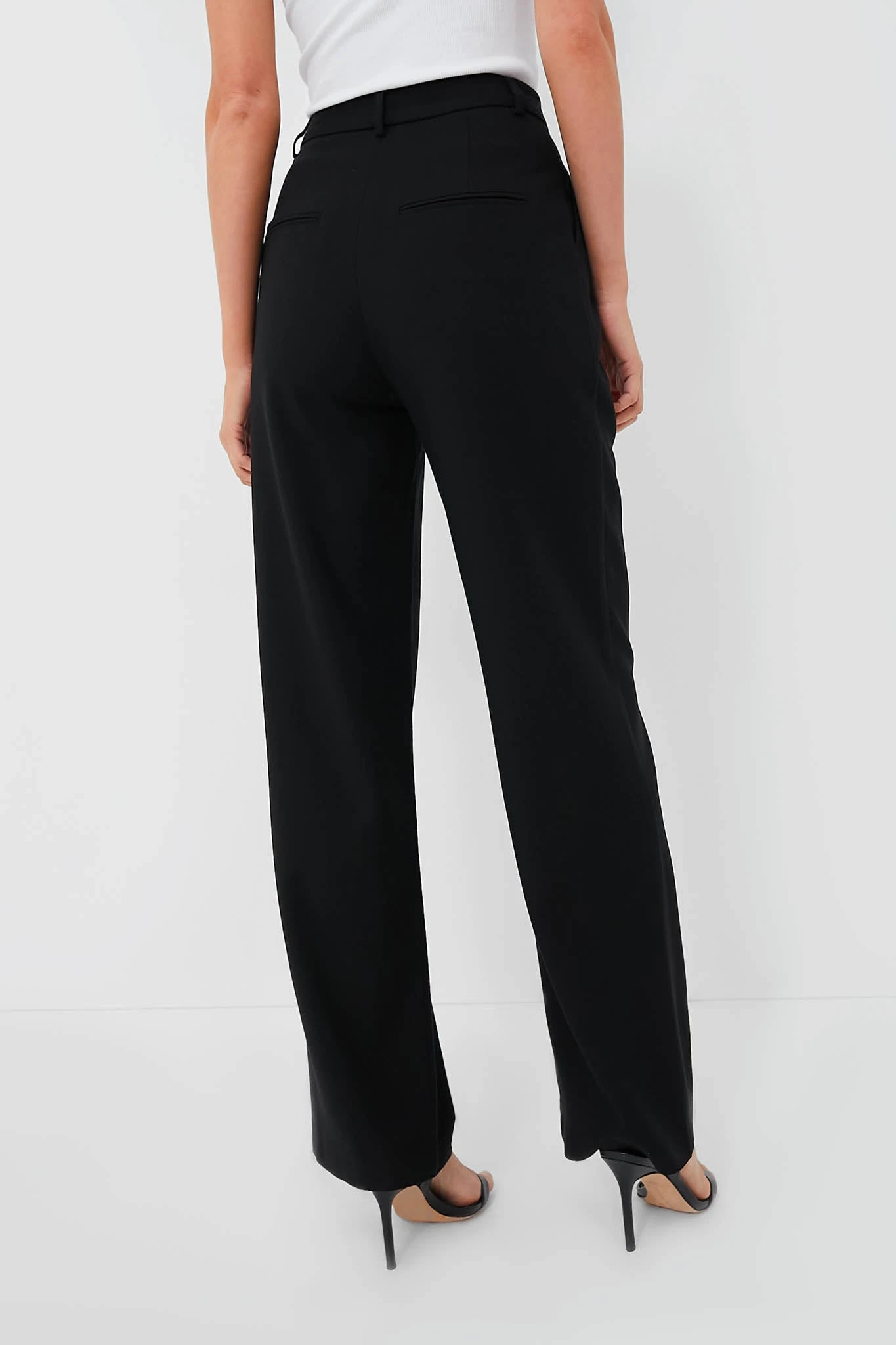 ANINE BING Black Twill Carrie Pant 4 ANINE BING Black Twill Carrie Pant - Image 4