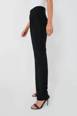 ANINE BING Black Twill Carrie Pant 7 ANINE BING Black Twill Carrie Pant -ULLA JOHNSON SHOP NBChNIozSMTmqLw4IKQRfNo3LknrUqWg 1