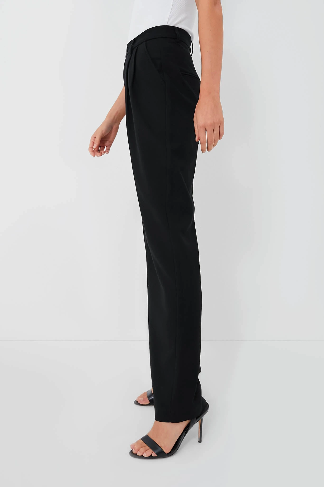 ANINE BING Black Twill Carrie Pant 3 ANINE BING Black Twill Carrie Pant - Image 3