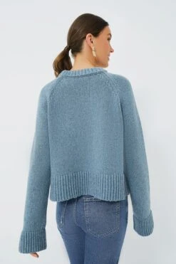 Denim Brolio Pullover -ULLA JOHNSON SHOP NJ1XKE7co5QbX9UCVArtRfrVNZtm4u7Y 1