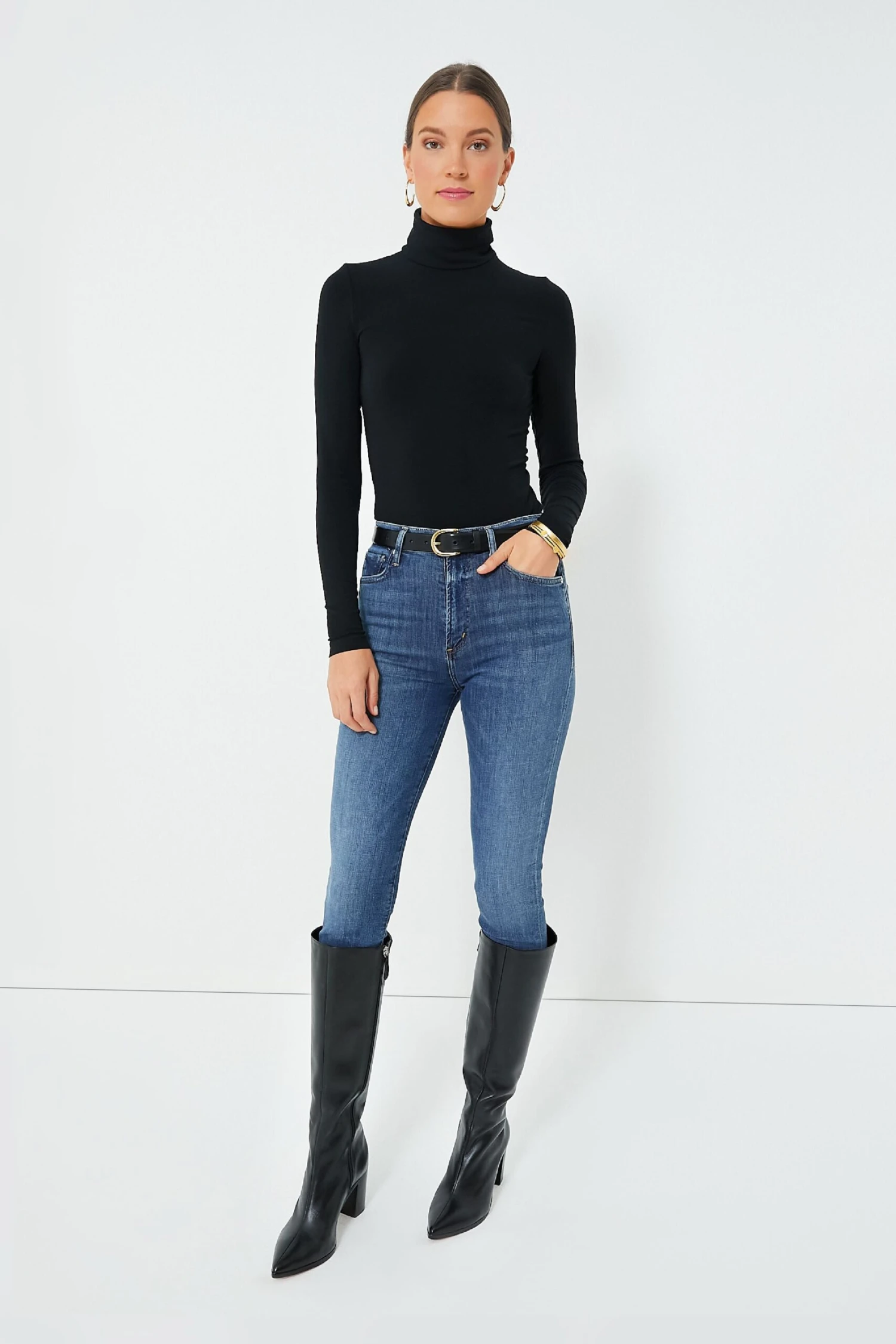 Wolford Black Aurora Long Sleeve Turtleneck 2 Wolford Black Aurora Long Sleeve Turtleneck - Image 2