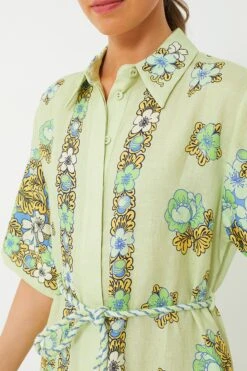Seafoam Velma Shirtdress -ULLA JOHNSON SHOP NO1LGoKuIe2etlo5XTFWkZRTGVBM2bUz 1