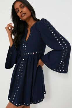 Blue Midnight Silvie Mirror Dress -ULLA JOHNSON SHOP NXUKjHRLNSrSAxyOsw7LfeYcTHC003f6 1