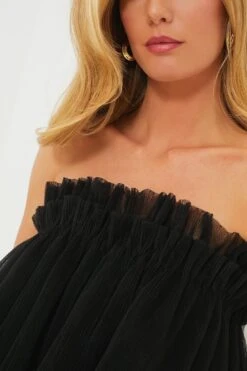 Black Tulle Willa Strapless Top -ULLA JOHNSON SHOP Nqmt4GMyNk9wlnpTt7gq8kAwwbDAvMgS 1