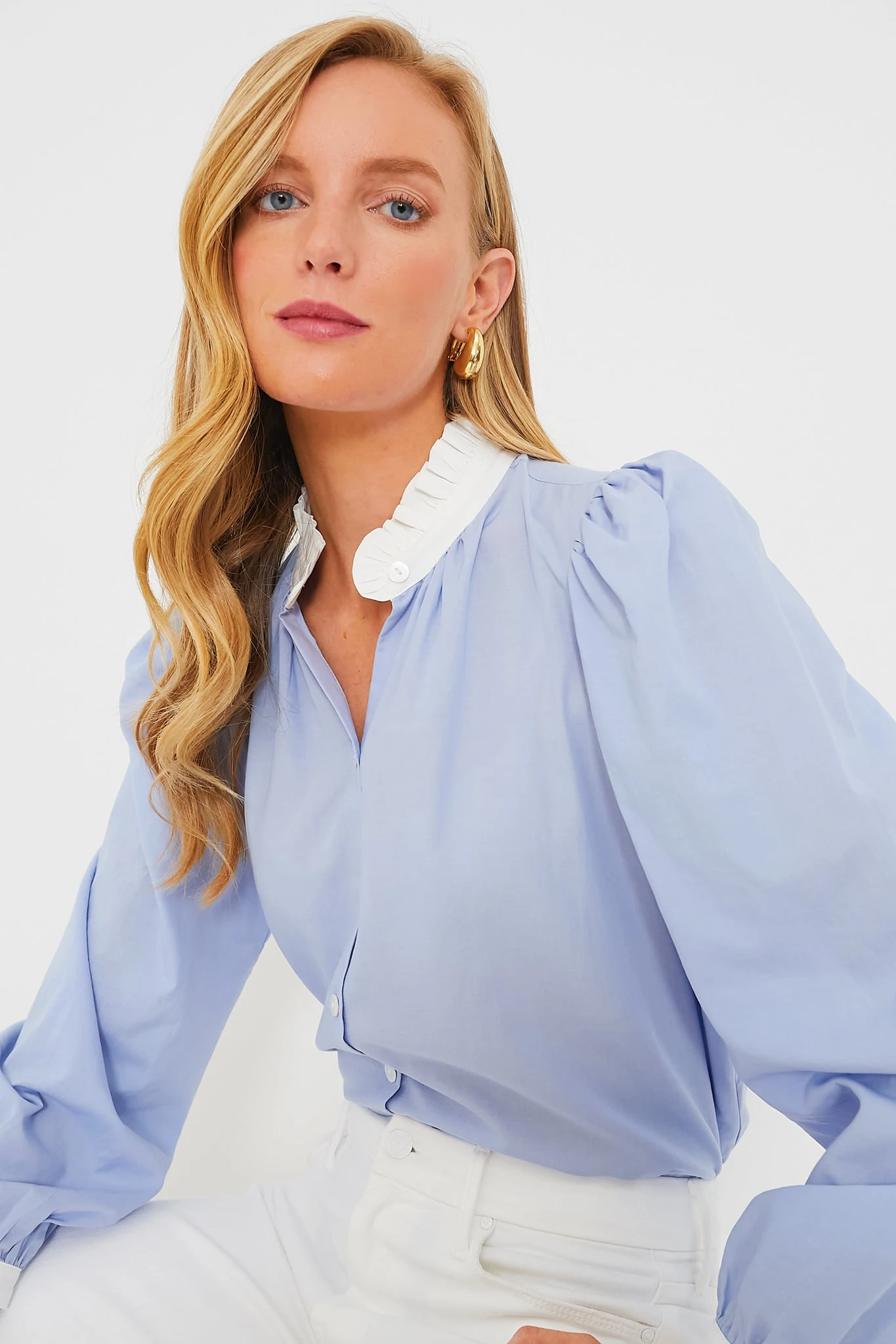French Blue Cosette Button Down 6 French Blue Cosette Button Down - Image 6