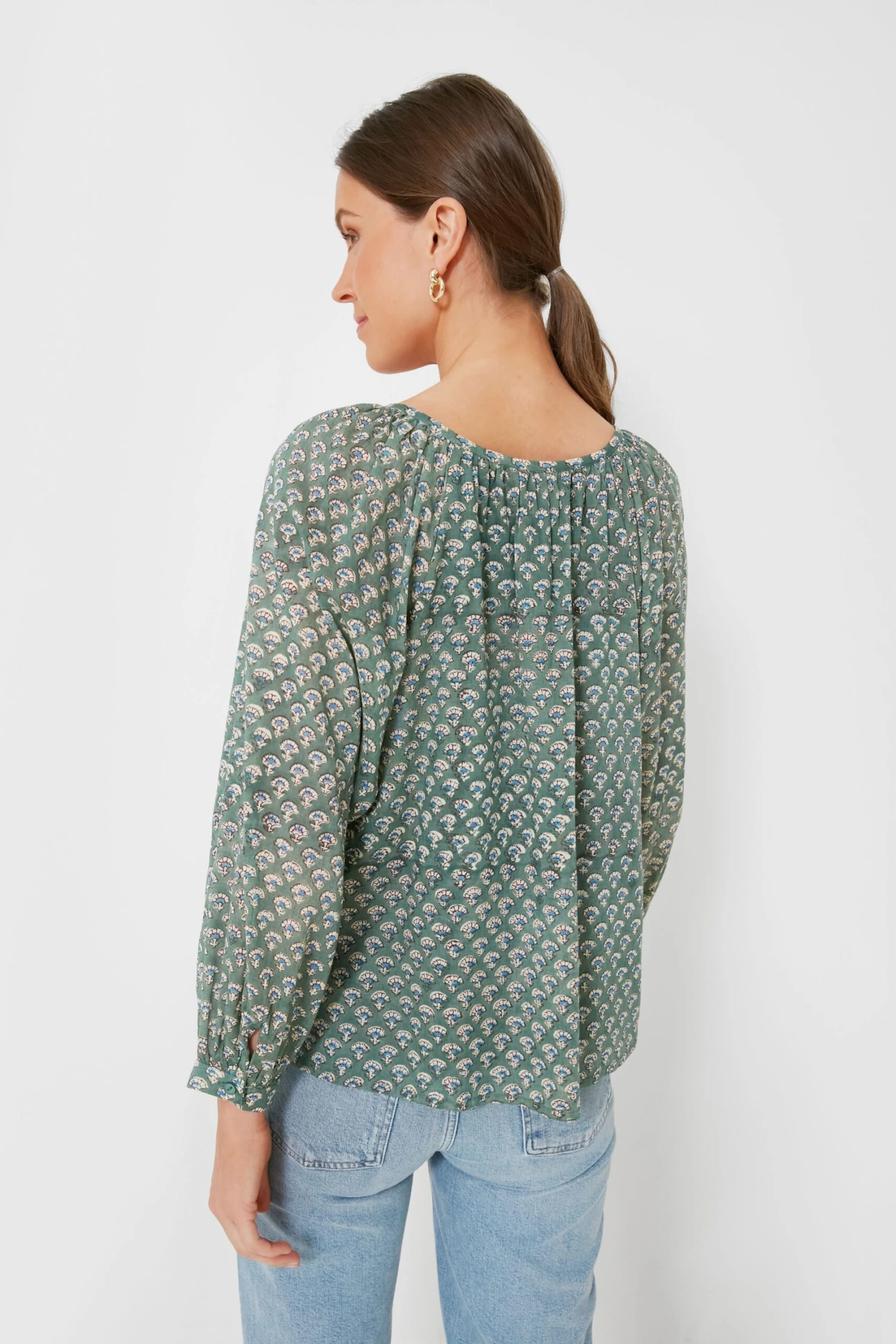 Day Flowers Juniper Frances Blouse 4 Day Flowers Juniper Frances Blouse - Image 4